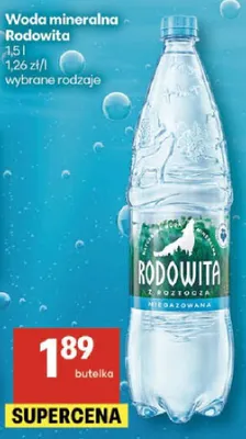 Woda mineralna promocja w Delikatesy Centrum