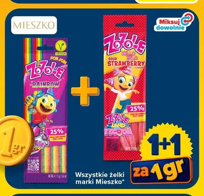 Żelki Rainbow Zozole promocja w Carrefour