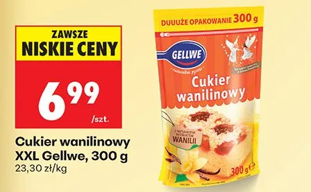 Cukier wanilinowy XXL promocja w Biedronka
