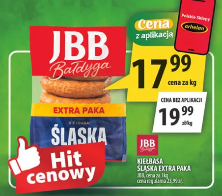 Kiełbasa Śląska Extra Paka promocja w Arhelan