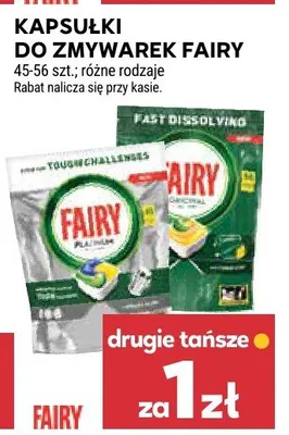 Kapsułki do zmywarek Fairy promocja w Stokrotka