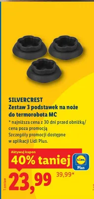 Zestaw 3 podstawek na noże do termorobota MC promocja w Lidl