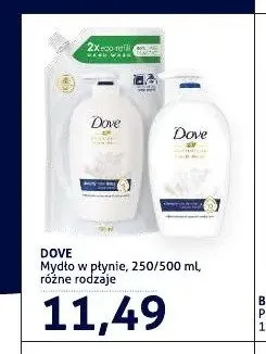 Mydło w płynie zapas Dove promocja w Blue Stop