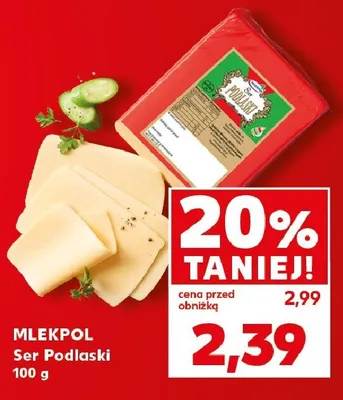 Ser Podlaski MLEKPOL promocja w Kaufland