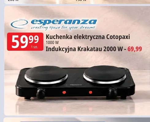 Kuchenka elektryczna Cotopaxi Esperanza promocja w Leclerc