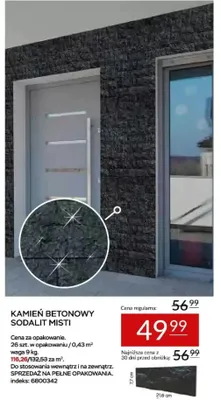 Kamień betonowy Sodalit Misti promocja w Abra Meble