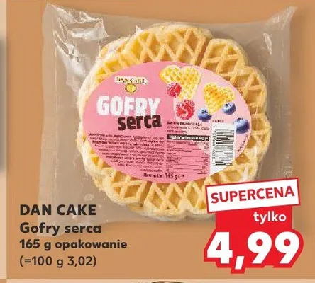 Gofry serca promocja w Kaufland