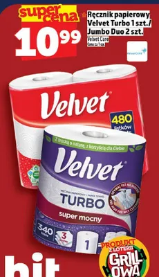 Ręcznik papierowy Velvet Turbo promocja w TOPAZ