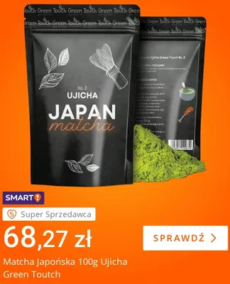 Matcha japońska Ujicha Green Touch promocja w Allegro