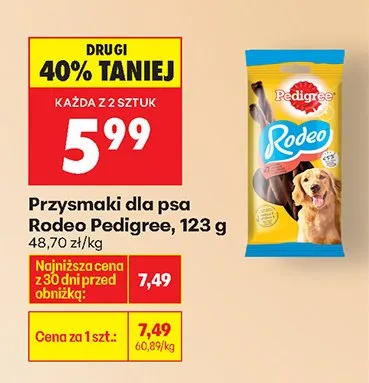 Przysmaki dla psa Rodeo promocja w Biedronka