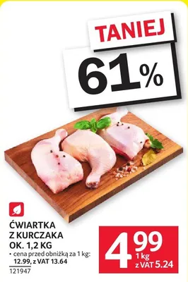 Ćwiartka z kurczaka ok. 1,2 kg promocja w Selgros