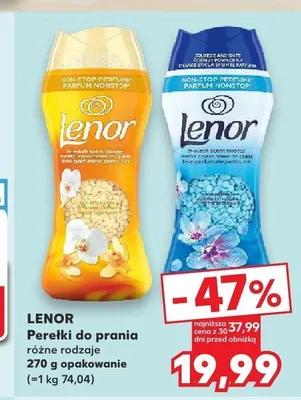 Perełki do prania Lenor Fresh promocja w Kaufland