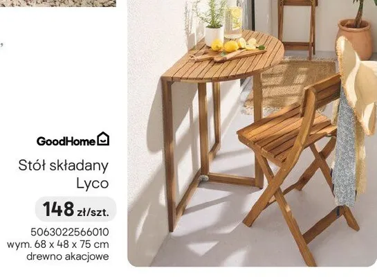 Stół składany Lyco promocja w Castorama