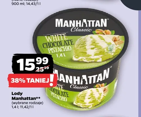 Lody Manhattan promocja w Netto