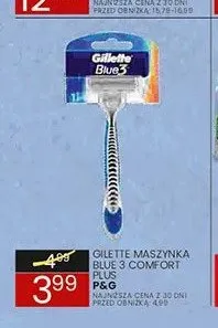 Maszynka do golenia Gillette Blue 3 Comfort Plus promocja w Wafelek