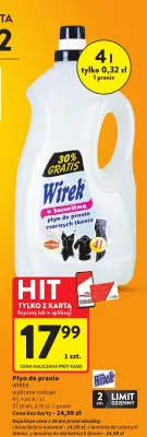 Płyn do prania czarnych i kolorowych tkanin Lanolin promocja w Intermarche