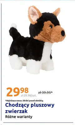 Chodzący pluszowy zwierzak promocja w Action