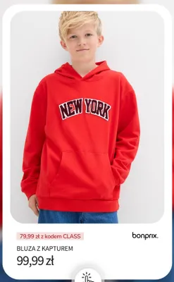 Bluza z kapturem Bonprix promocja w bonprix