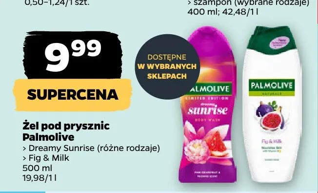 Żel pod prysznic Palmolive Fig & Milk promocja w Netto