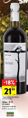 Wino Storks promocja w Intermarche