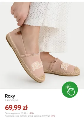 Espadryle Roxy promocja w eobuwie.pl