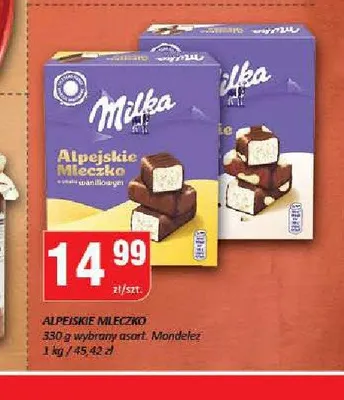 Alpejskie Mleczko Milka promocja w Chorten