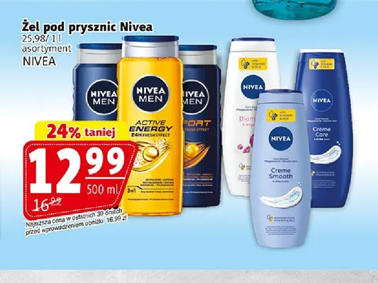 Żel pod prysznic Nivea promocja w Prim Market