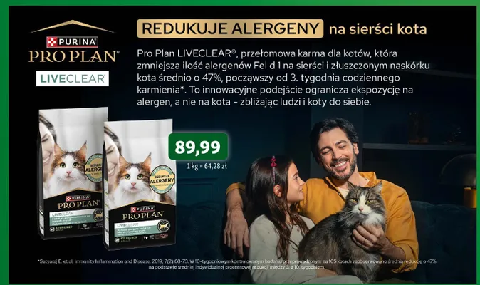 Sucha karma dla kotów Purina Pro Plan LiveClear Sterilised Adult promocja w MAXI ZOO