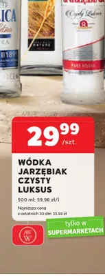 Wódka Jarzębiak Czysty Luksus promocja w Stokrotka