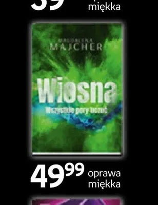 Książka Wiosna Wszystkie pory uczuć Magdalena Majcher promocja w Empik