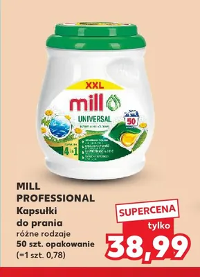 Kapsułki do prania Mill Professional promocja w Kaufland