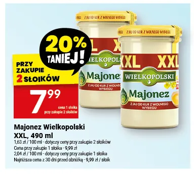 Majonez Wielkopolski XXL promocja w Twój Market