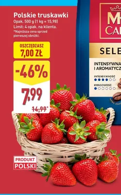 Truskawki polskie promocja w Aldi