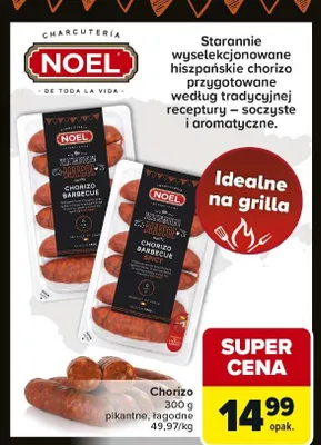 Chorizo pikantne, łagodne promocja w Carrefour Market