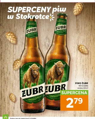 Piwo Żubr promocja w Stokrotka