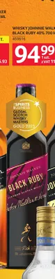 Whisky Johnnie Walker Black Ruby 40% promocja w Selgros