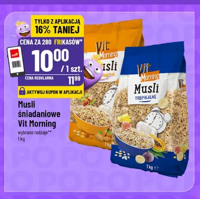 Musli tropikalne Vit Morning promocja w POLOmarket