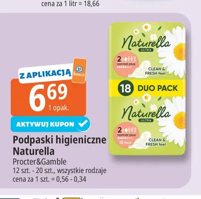 Podpaski higieniczne Naturella Ultra Duo Pack promocja w Leclerc