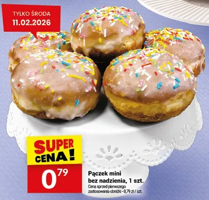Pączek mini bez nadzienia promocja w Twój Market