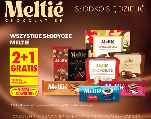 Czekolada słodycze różne rodzaje promocja w Biedronka