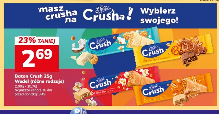 Baton Crush Wedel promocja w Hitpol