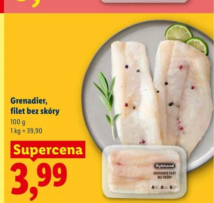 Grenadier filet bez skóry Rybhand promocja w Lidl