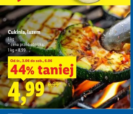 Cukinia luzem promocja w Lidl