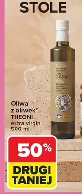 Oliwa z oliwek Theoni extra virgin promocja w Carrefour