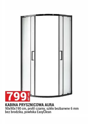 Kabina prysznicowa Aura promocja w Merkury Market