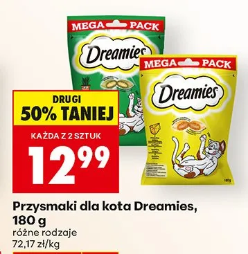 Przysmaki dla kota różne rodzaje promocja w Biedronka