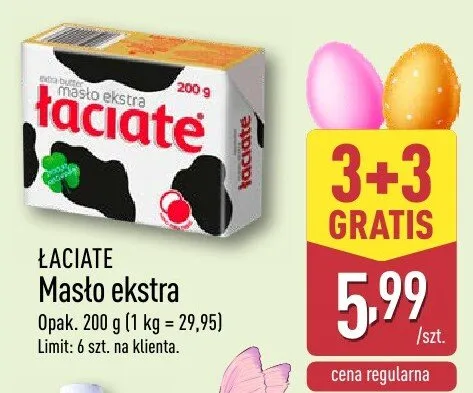 Masło ekstra promocja w Aldi