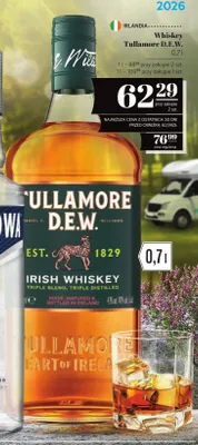 Whiskey Tullamore D.E.W. promocja w POLOmarket