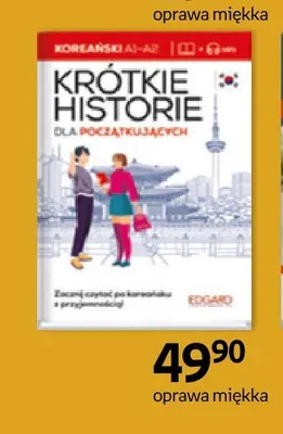 Książka Koreański Krótkie historie dla początkujących Edgard promocja w Empik