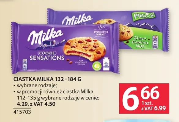 Ciastka Milka promocja w Selgros